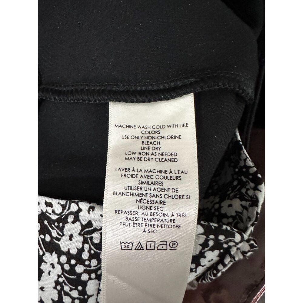 Maeve by Anthropologie Black Wide Leg Dress Pants Women Size 6 Classic Chic - Picture 5 of 9